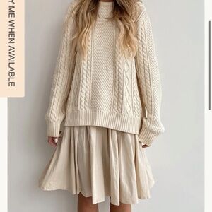 Tessa Cream Skirt by Eliyas the Brand